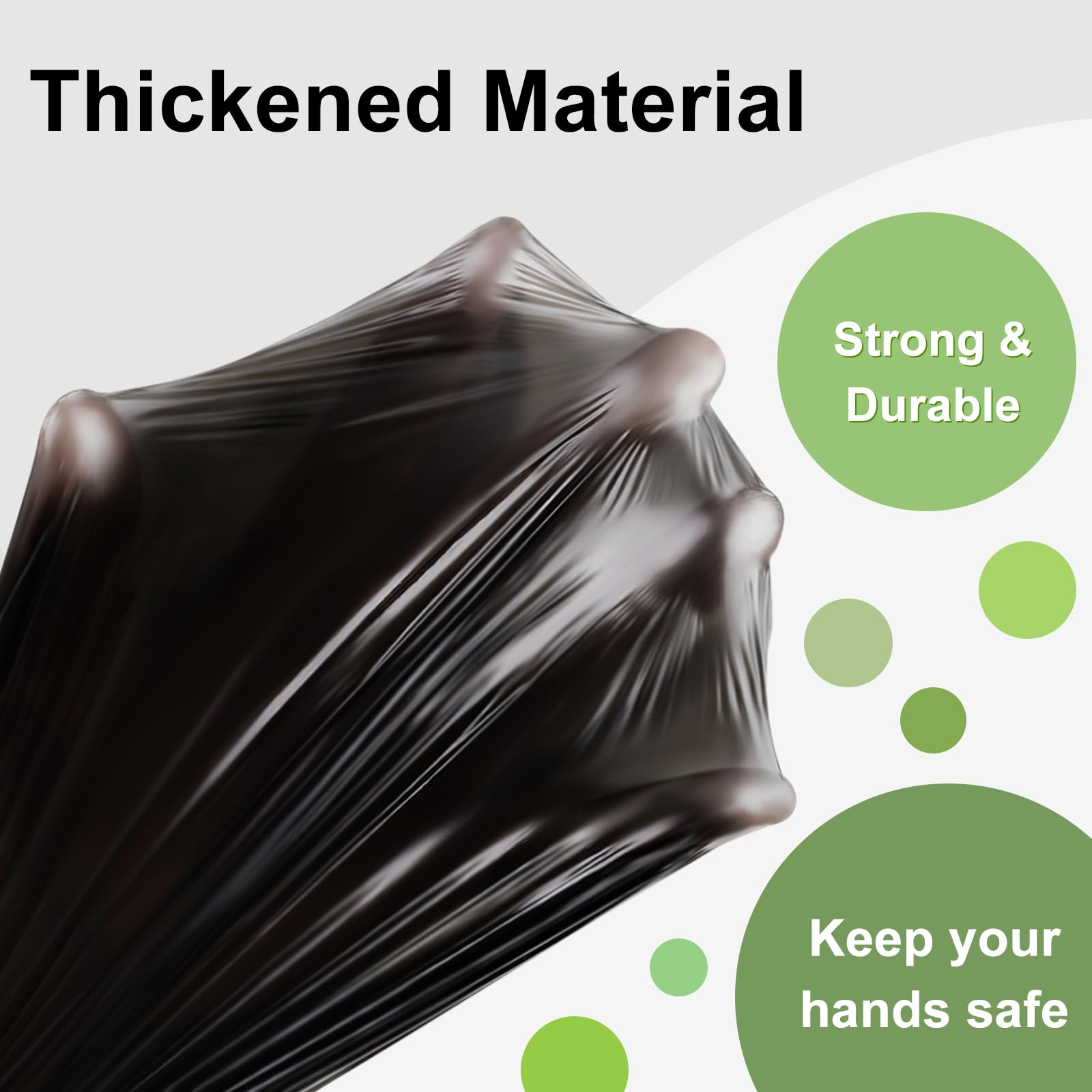 Toplive thick durable poop bags show strength to hold waste securely without tearing