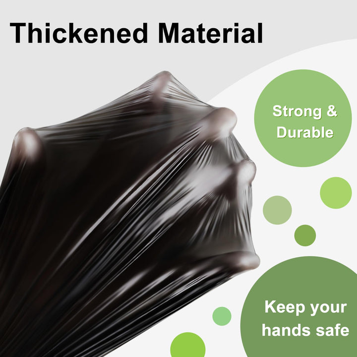 Toplive thick durable poop bags show strength to hold waste securely without tearing