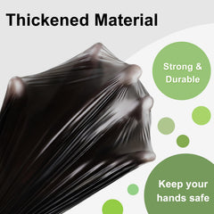 Toplive thick durable poop bags show strength to hold waste securely without tearing