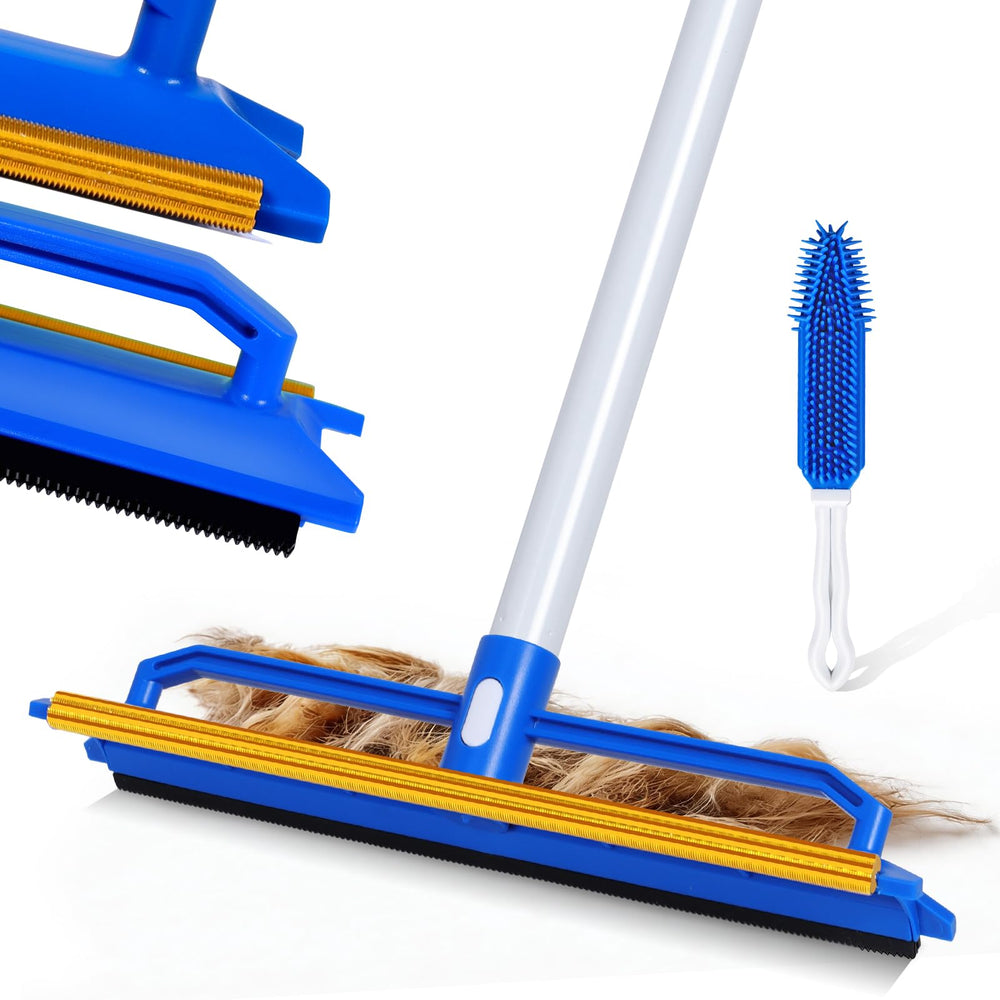 Topmart carpet rake with 60-inch handle extends reach for upright cleaning