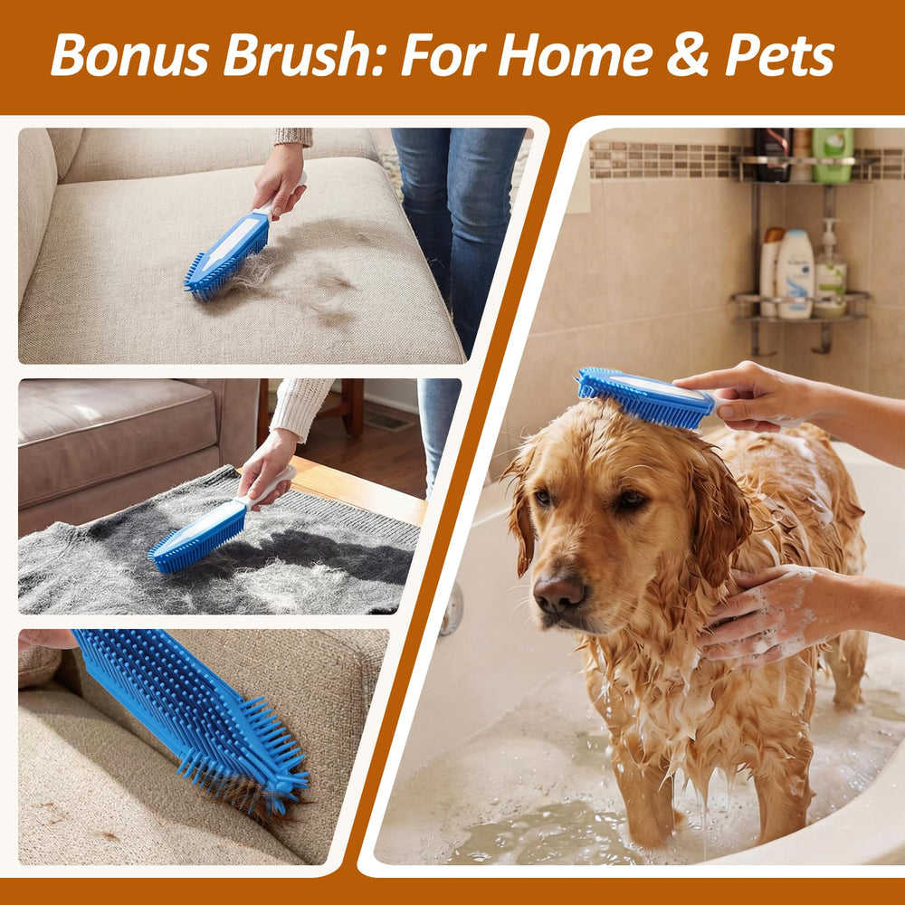 Topmart rake cleans car interiors and fabric surfaces