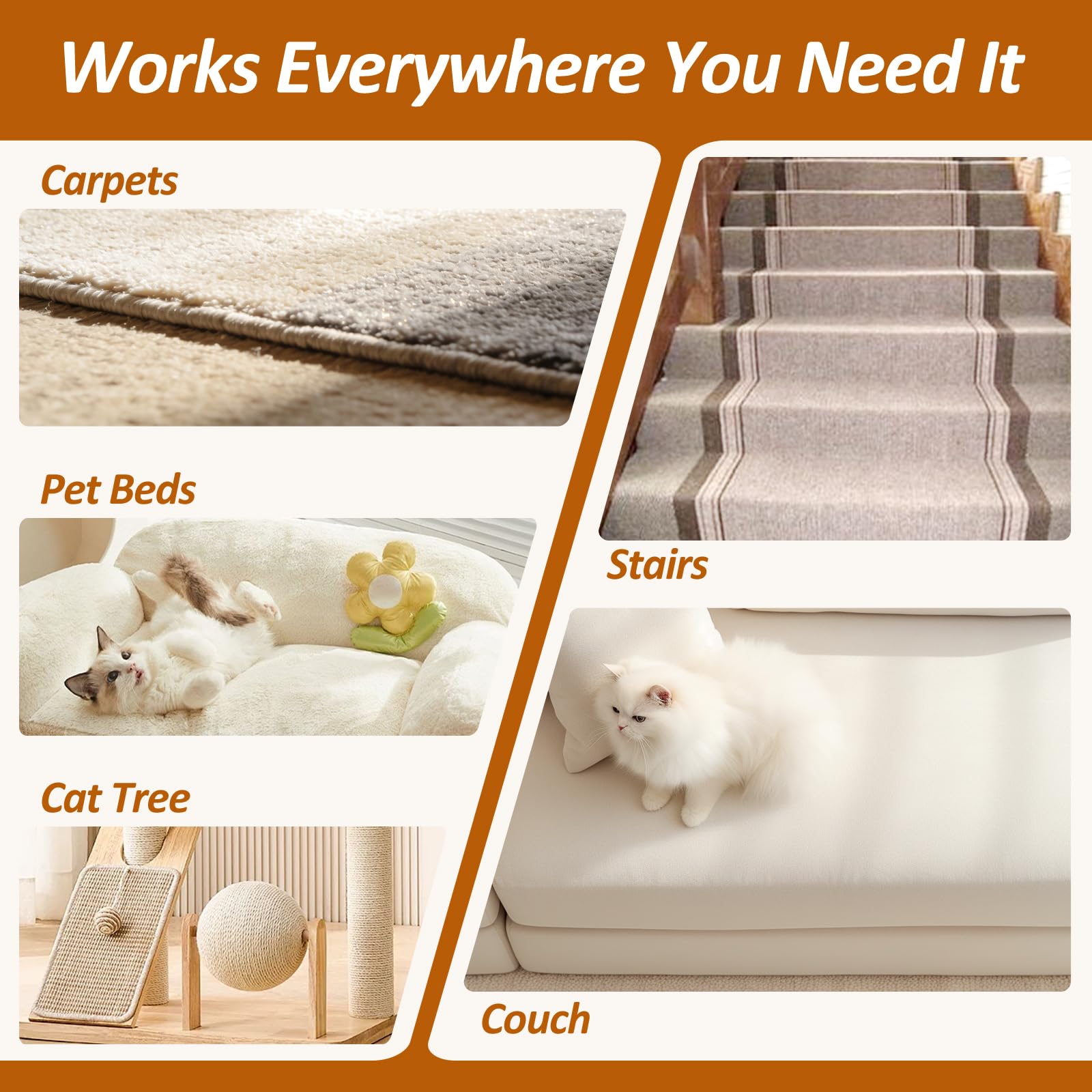Topmart tool designed for stairs and mats with extended reach