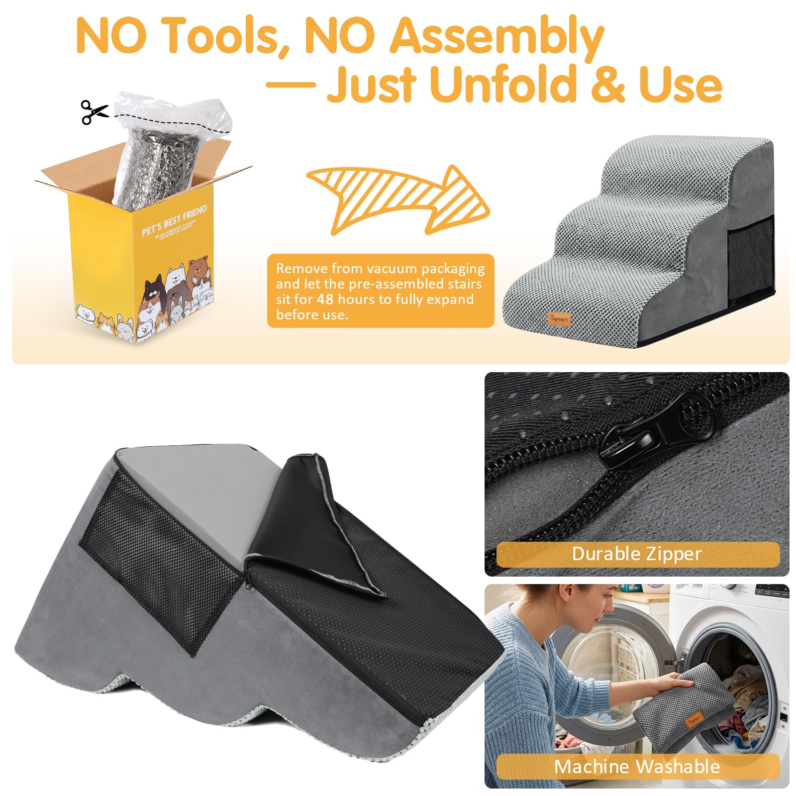 Topmart fits most sofas and beds, ideal for frequent access.