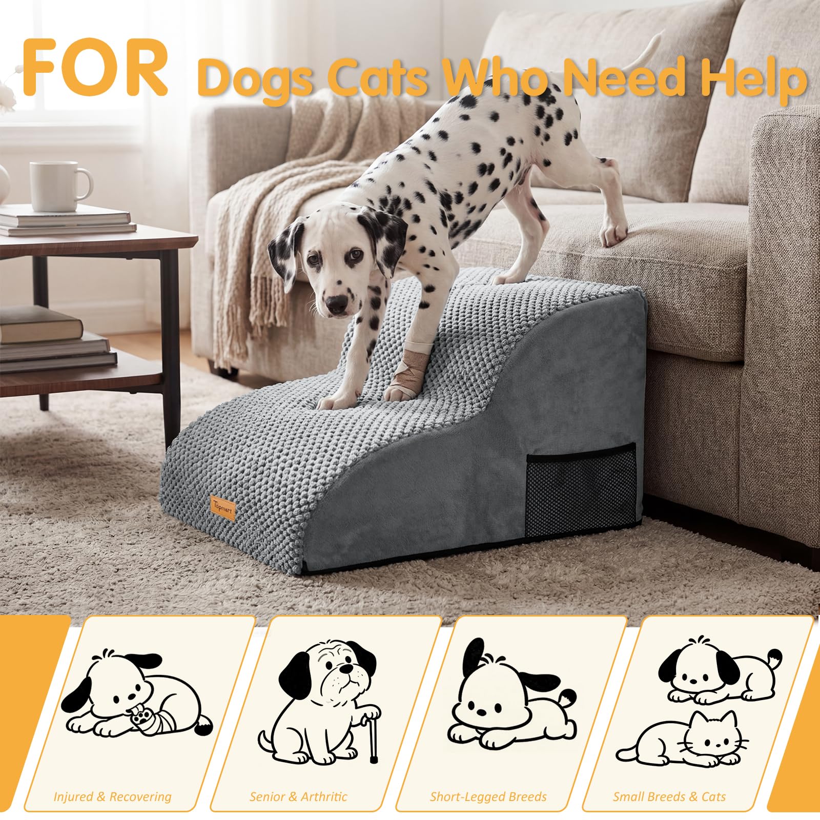 Topmart machine-washable cover simplifies cleanup after playtime