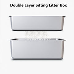 TOPOmerice double-layer design showing upper mesh tray for efficient waste separation