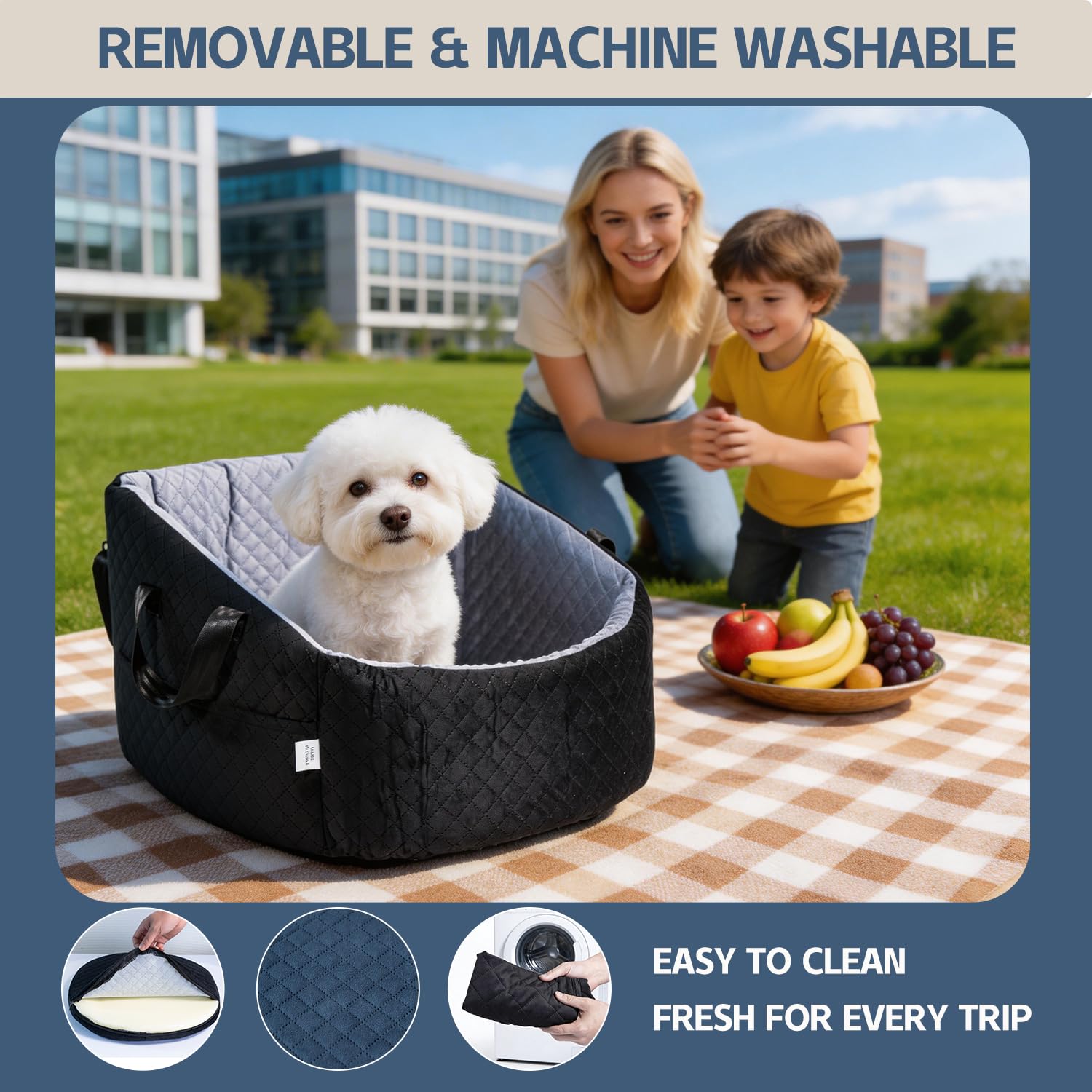 Topomerice travel bed doubles as cozy space at home or on the go.