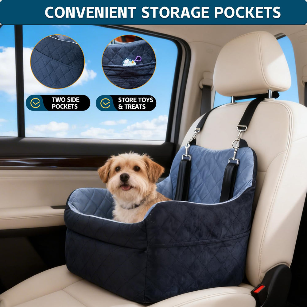 TOPOmerice travel dog bed setup for small pets during trips.