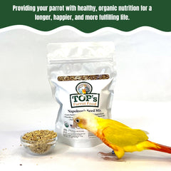 Soaked preparation of TOP's Napoleon's Seed Mix for easier chewing
