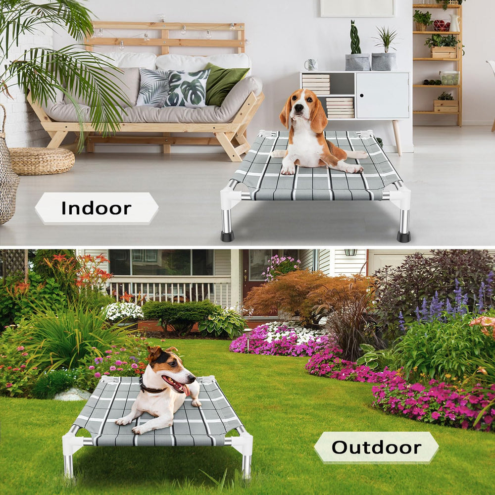 Topsmartking easy-fold dog bed displayed for quick storage after outdoor trips.