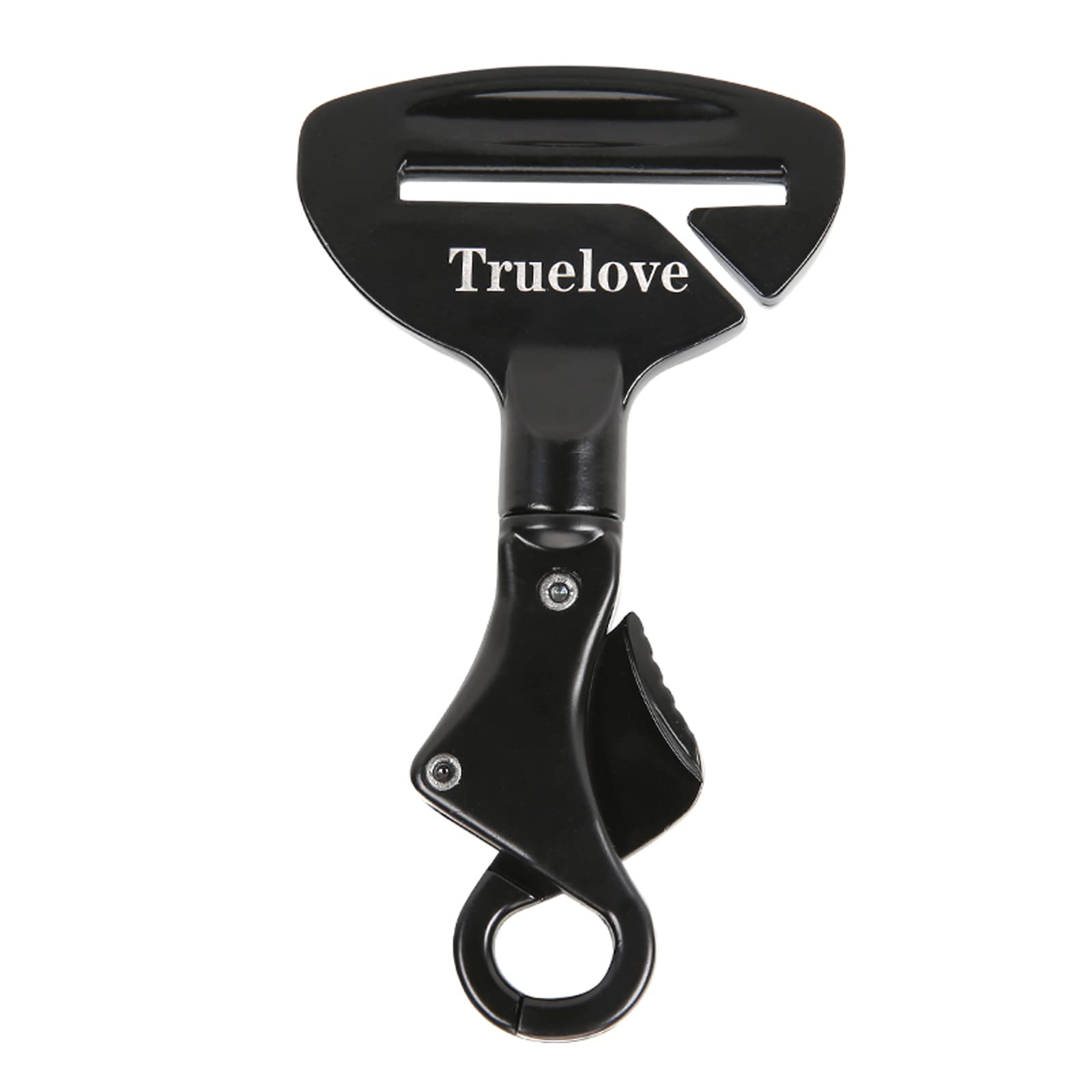 TOPSOSO Truelove buckle lock closeup showing sturdy aluminum for secure pet restraint.