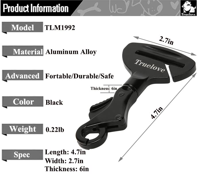 TOPSOSO Truelove portable seatbelt lock highlights lightweight storage and quick setup.