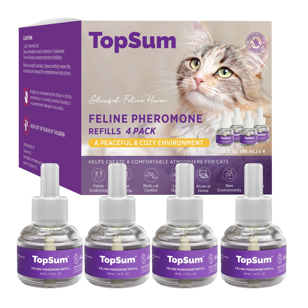 TopSum cat calming diffuser front view in a living room setup for multi-room use