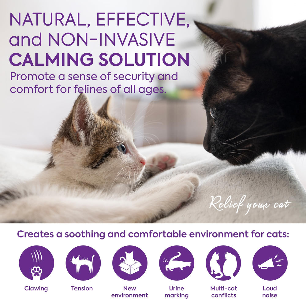 TopSum cat calming diffuser purple refills pack for multi-room use