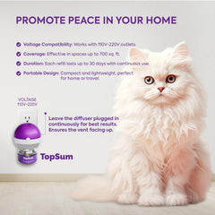 TopSum Cat Calming Diffuser suitable for all ages, from kittens to seniors.