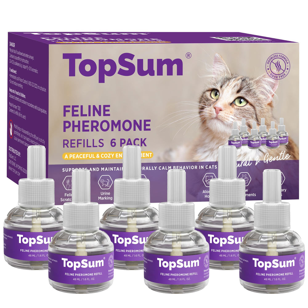TopSum cat calming diffuser front view promotes a tranquil home environment.