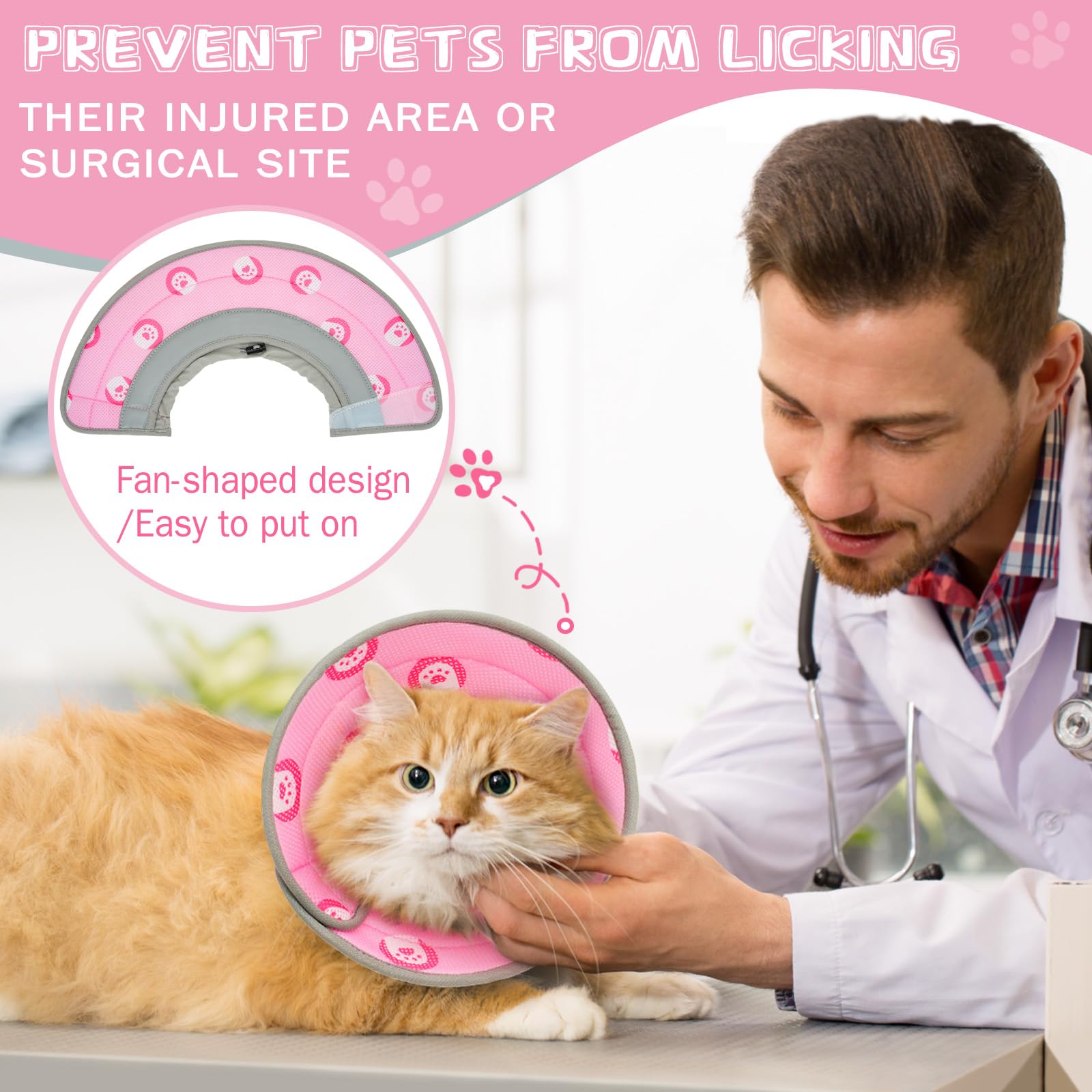 Toptakeit adjustable-strap ensures a secure fit for cats of different sizes.