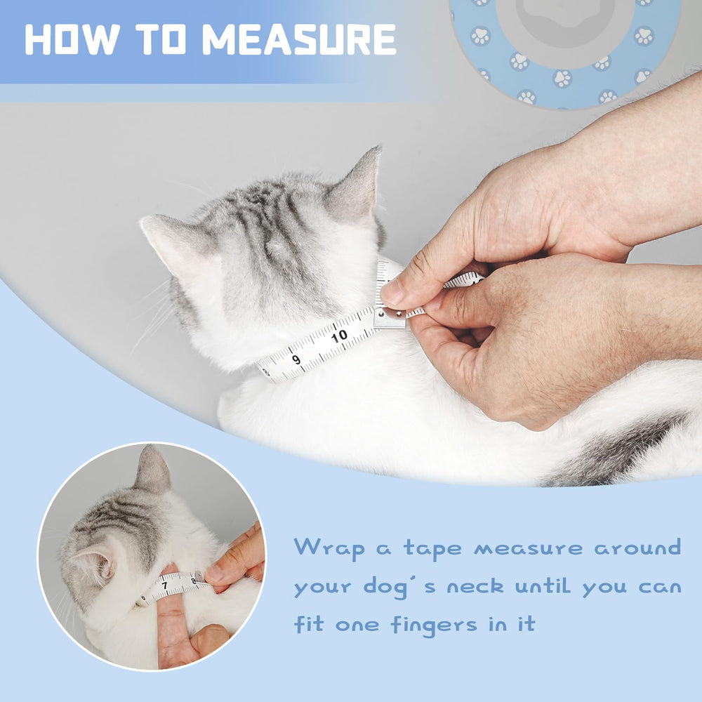 Toptakeit cat cone promotes normal eating and sleeping while wearing it