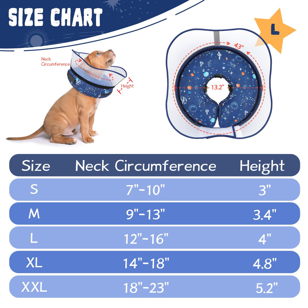 Toptakeit interior securement and adjustable neck fit keeps collar in place