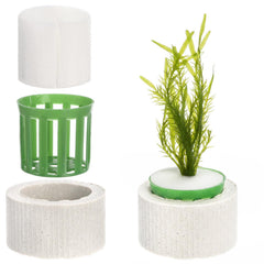TOPZEA anti floating plant holder ring creates neat aquascapes.