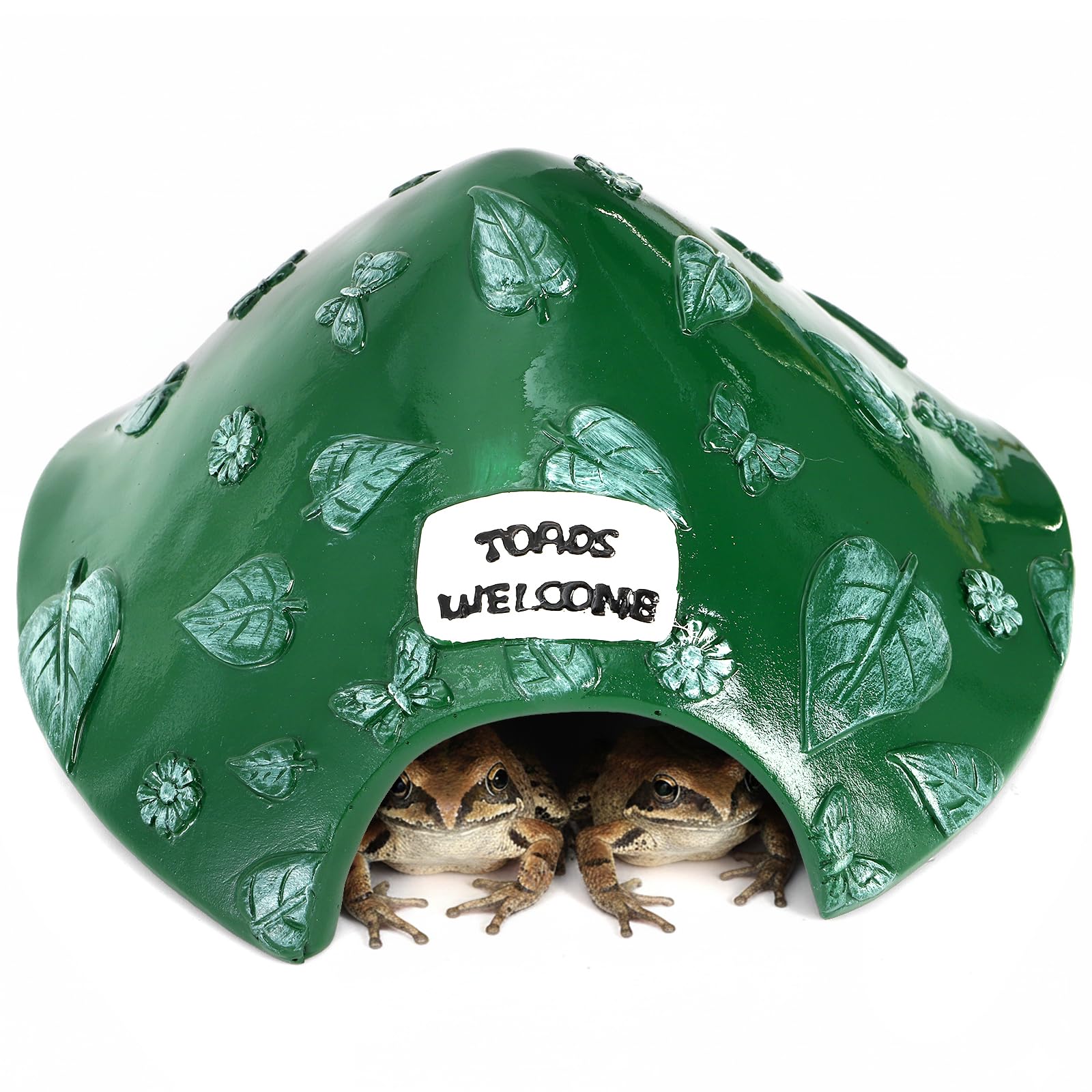 TOPZEA aquatic terrarium habitat suitable for water and land use.