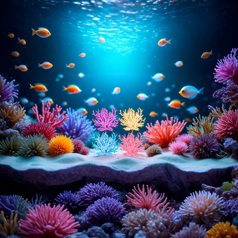 TopZea mermaid party prop coral decor enhances party setup and photo backdrops.