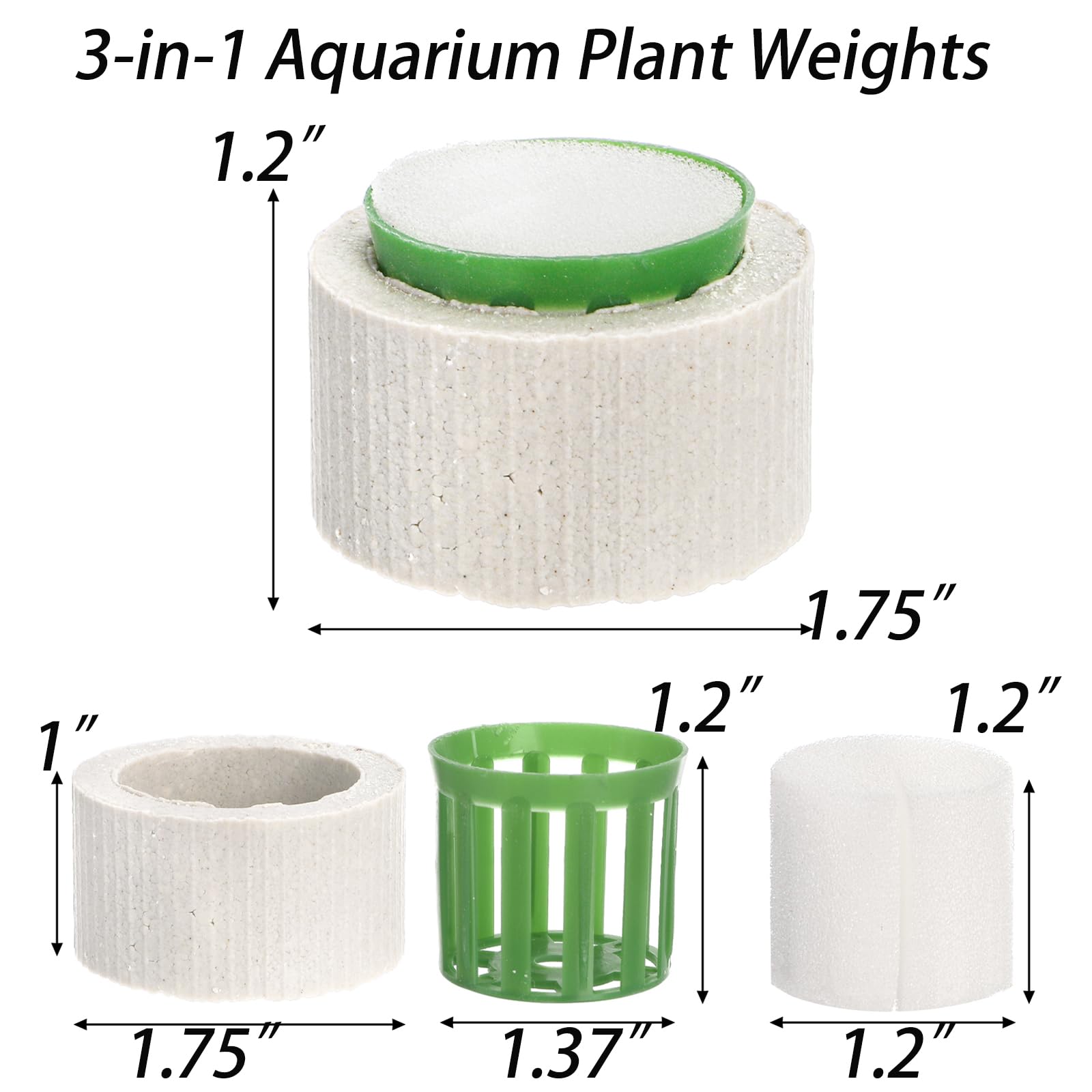 TOPZEA net pot and sponge insert protect roots while keeping plants upright.