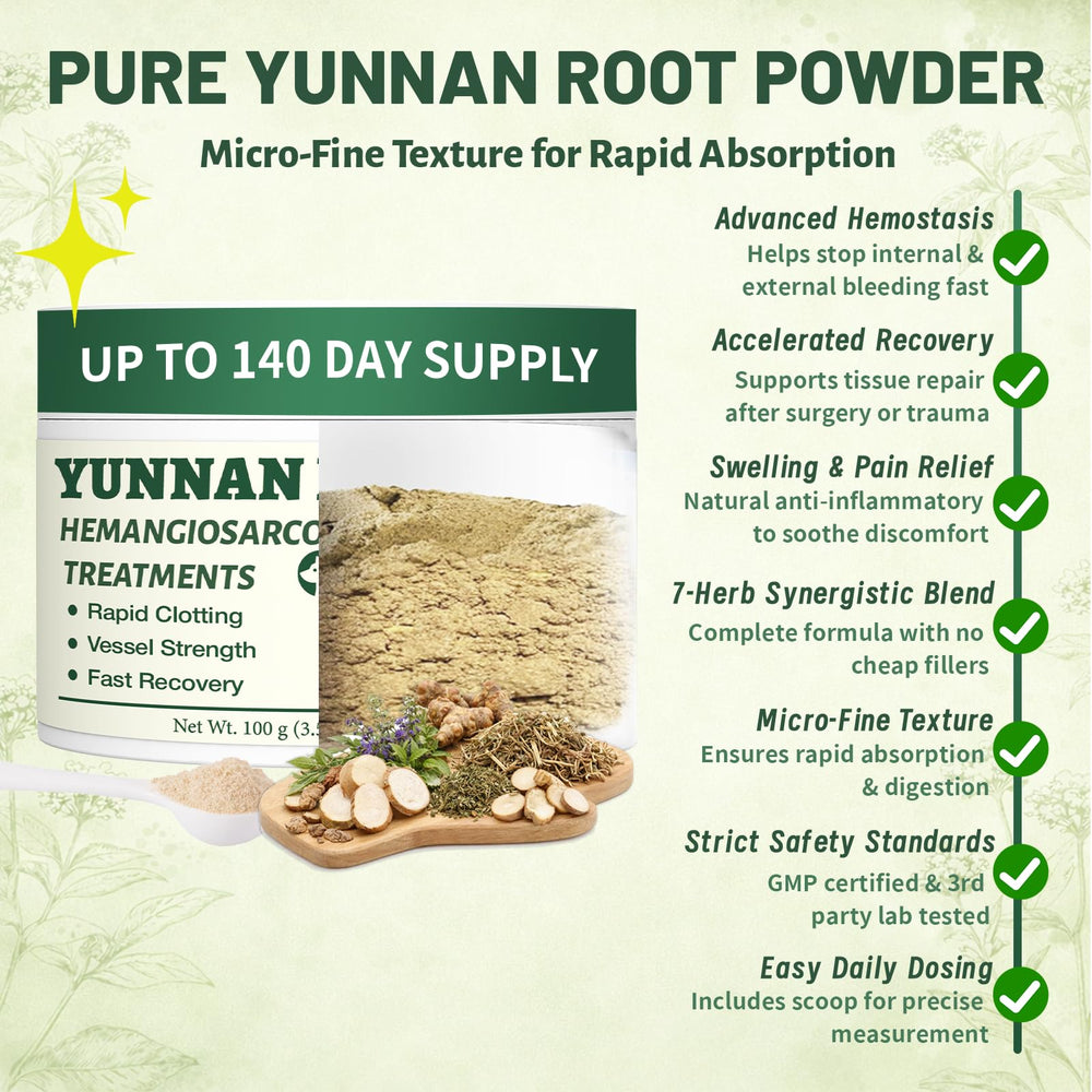 Powder used during rest to support dog comfort.