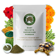 Tortoise Resource Center baby sulcata food powder bag for healthy growth