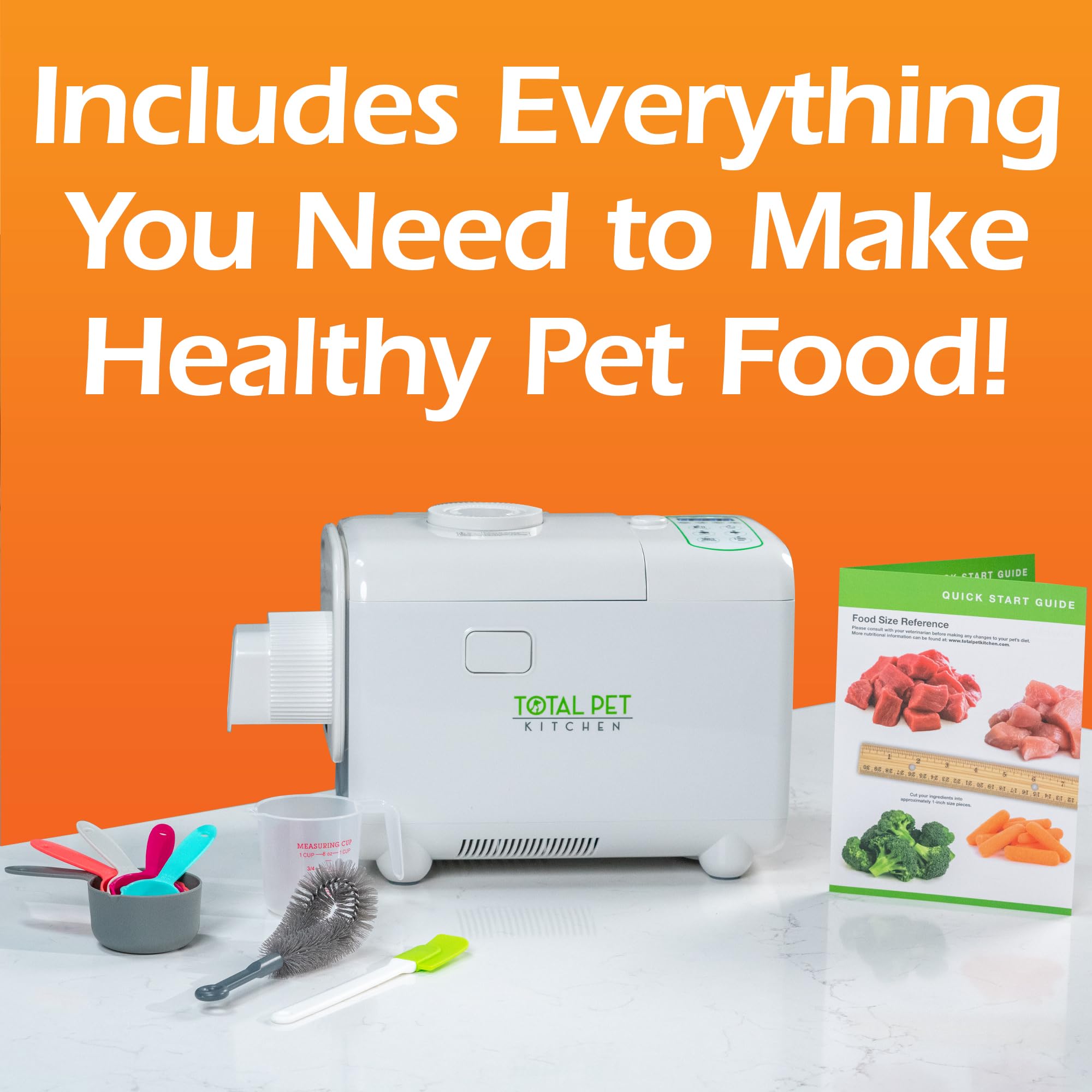 Total Pet Kitchen ceramic-pot removable for simple cleaning.