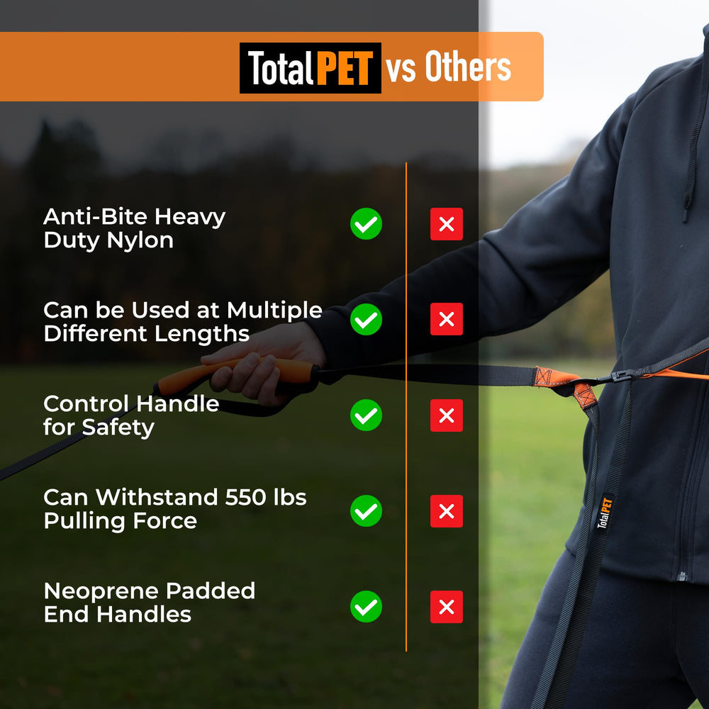 Total Pet leash suitable for large and small breeds for versatile outdoor training.