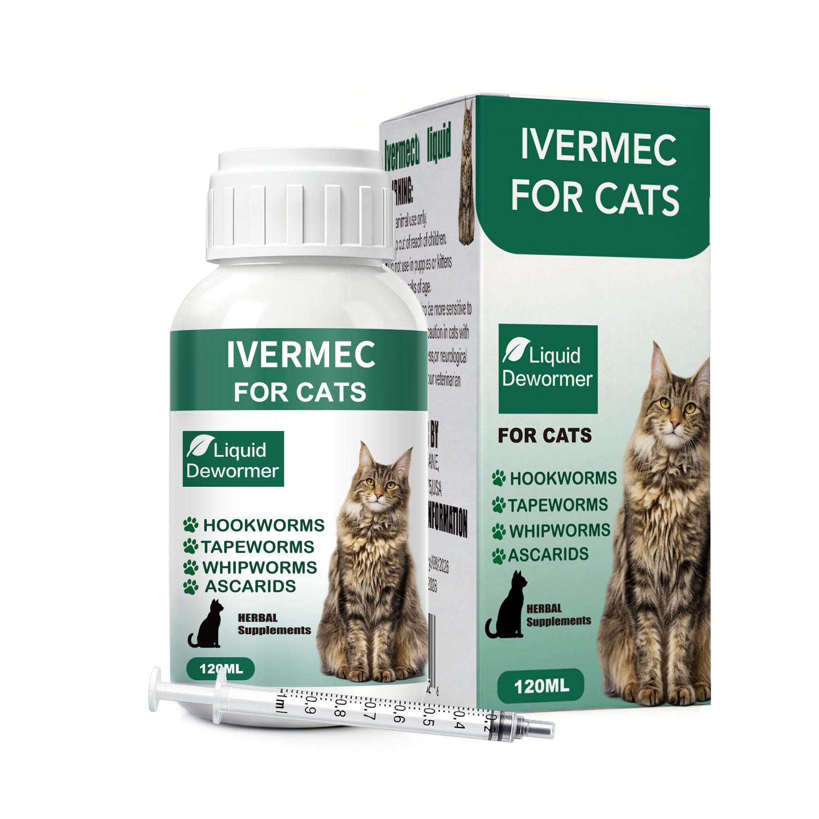 Totoketty dewormer for cats bottle pour showing dosing action and digestive balance benefits