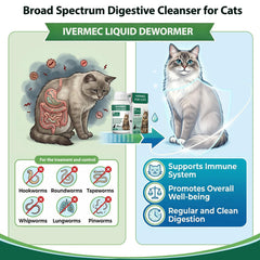 Totoketty dewormer cat ingredients table highlighting mild, gentle components