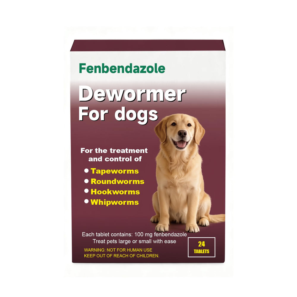 Totoketty dewormer for dogs packaging showing convenient at‑home use.