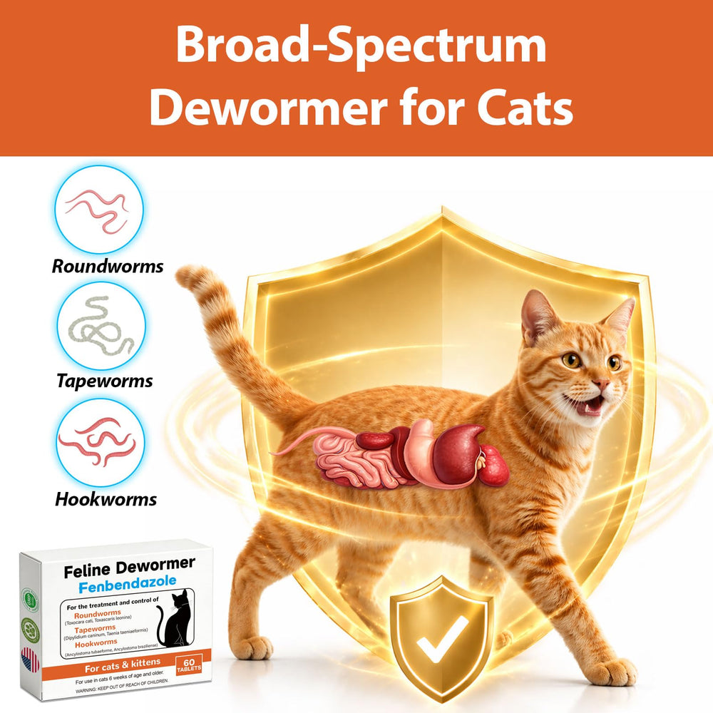Totoketty Fenbendazole dewormer cat dosing for simple administration