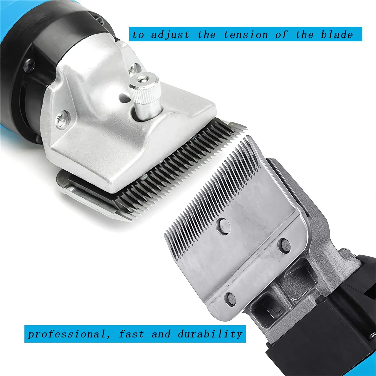 Towiac detachable blades enable quick swaps for precise, clean grooming.