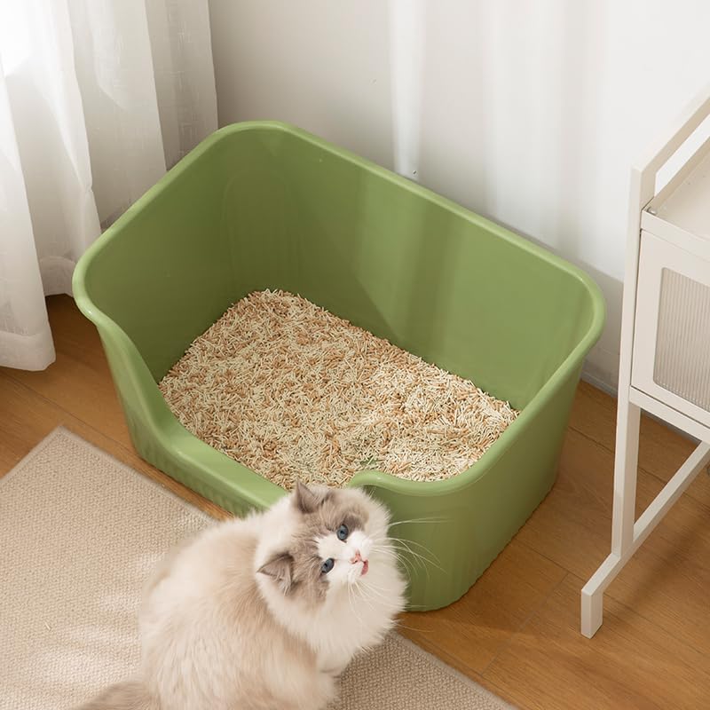 TownTime sleek minimalist grey litter box blending with modern decor.