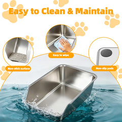 TownTime open-top litter box design enhances ventilation and visibility for multi-cat homes.