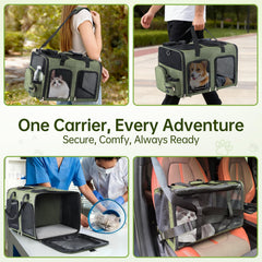TOYSBOOM cat carrier shade curtains provide privacy during travel