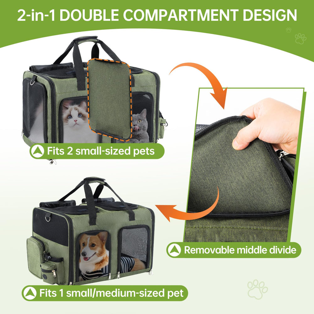 TOYSBOOM cat carrier top and side entries for easy loading of pets