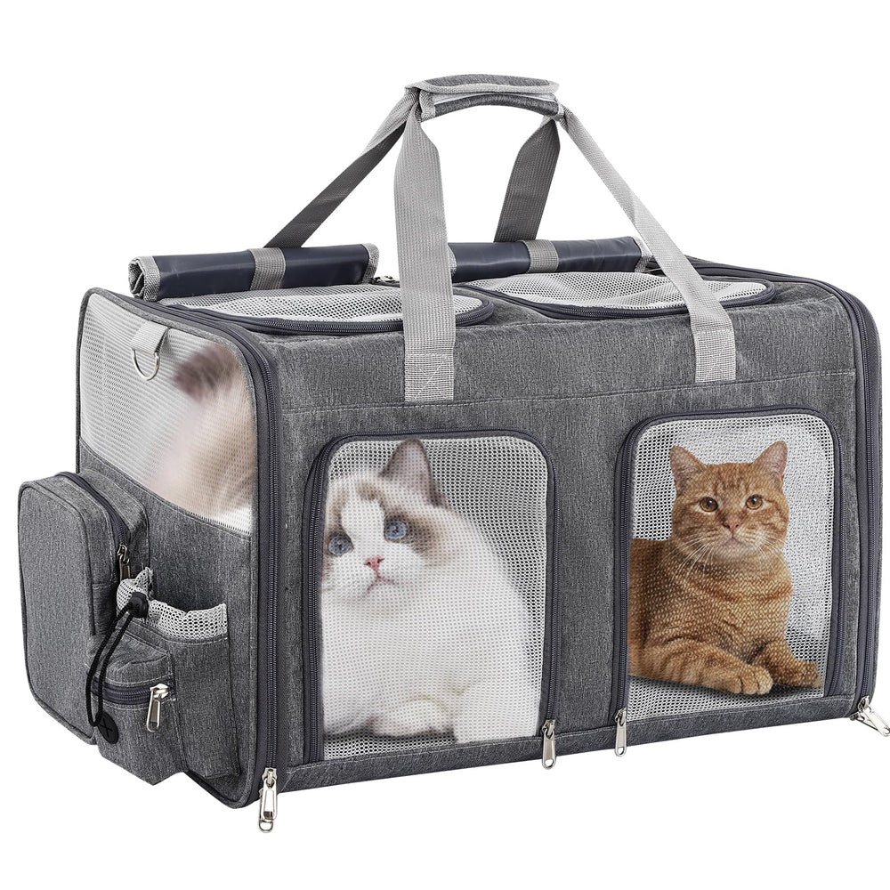 TOYSBOOM Cat Carrier for two cats in duo mode with secure pods.