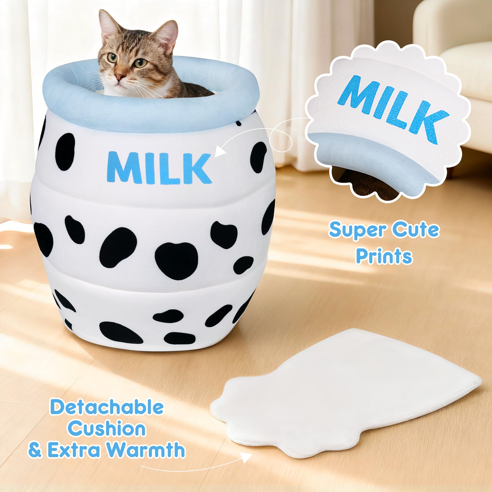TOYSBOOM Enclosed Cat Hut offering secure rest for small pets