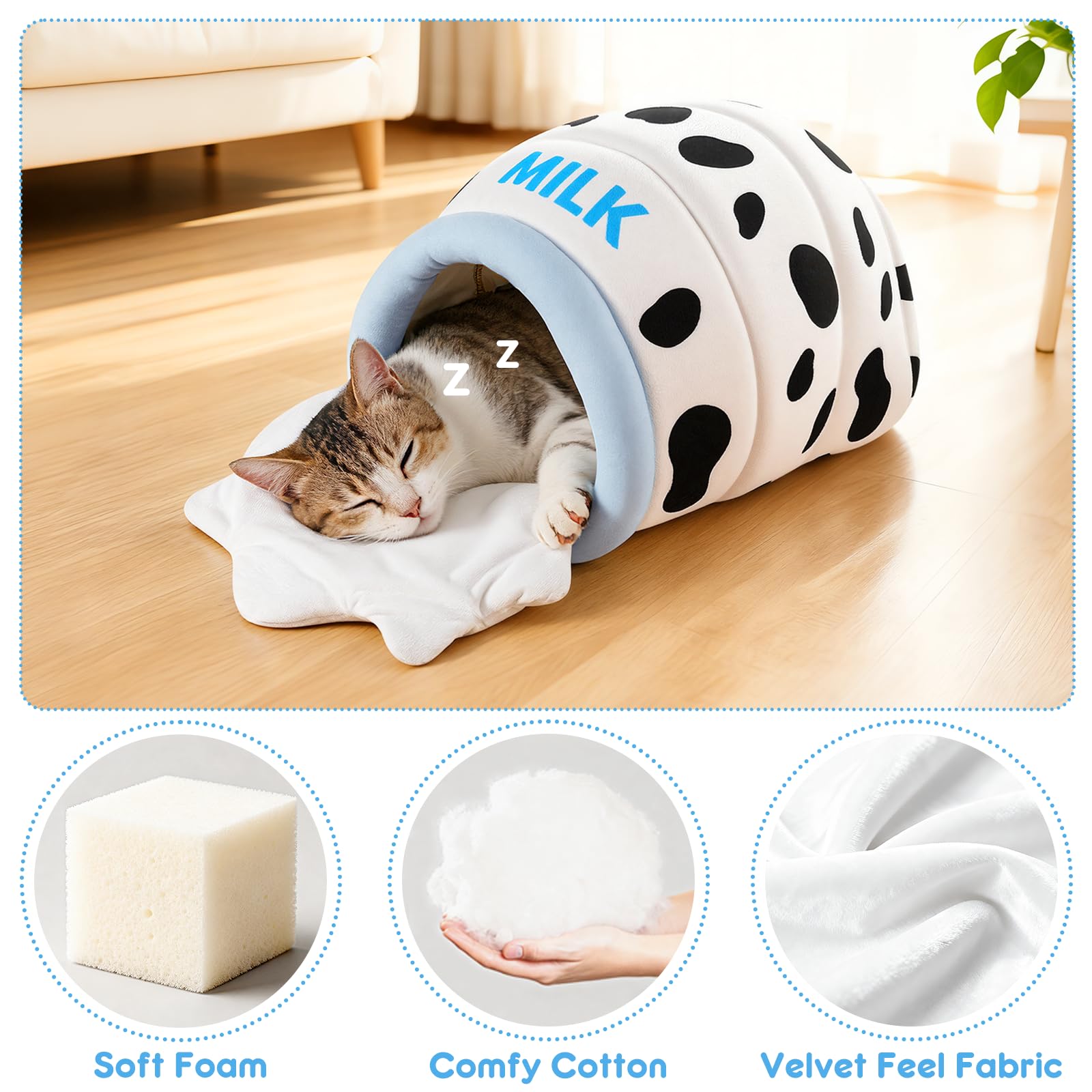 TOYSBOOM Machine-washable cushion for easy cleaning and freshness