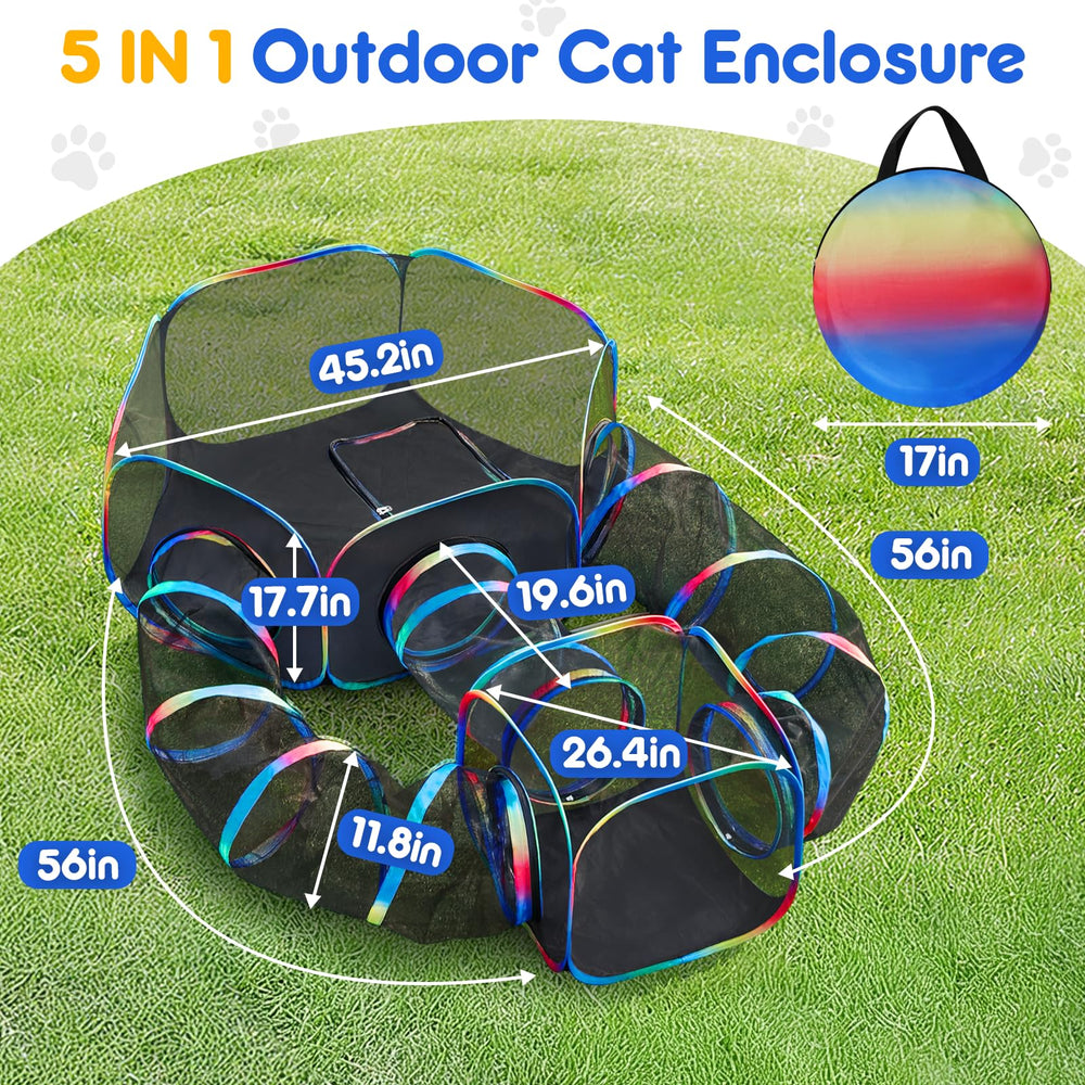 TOYSBOOM Outdoor Cat Enclosure foldable carry bag for portable use