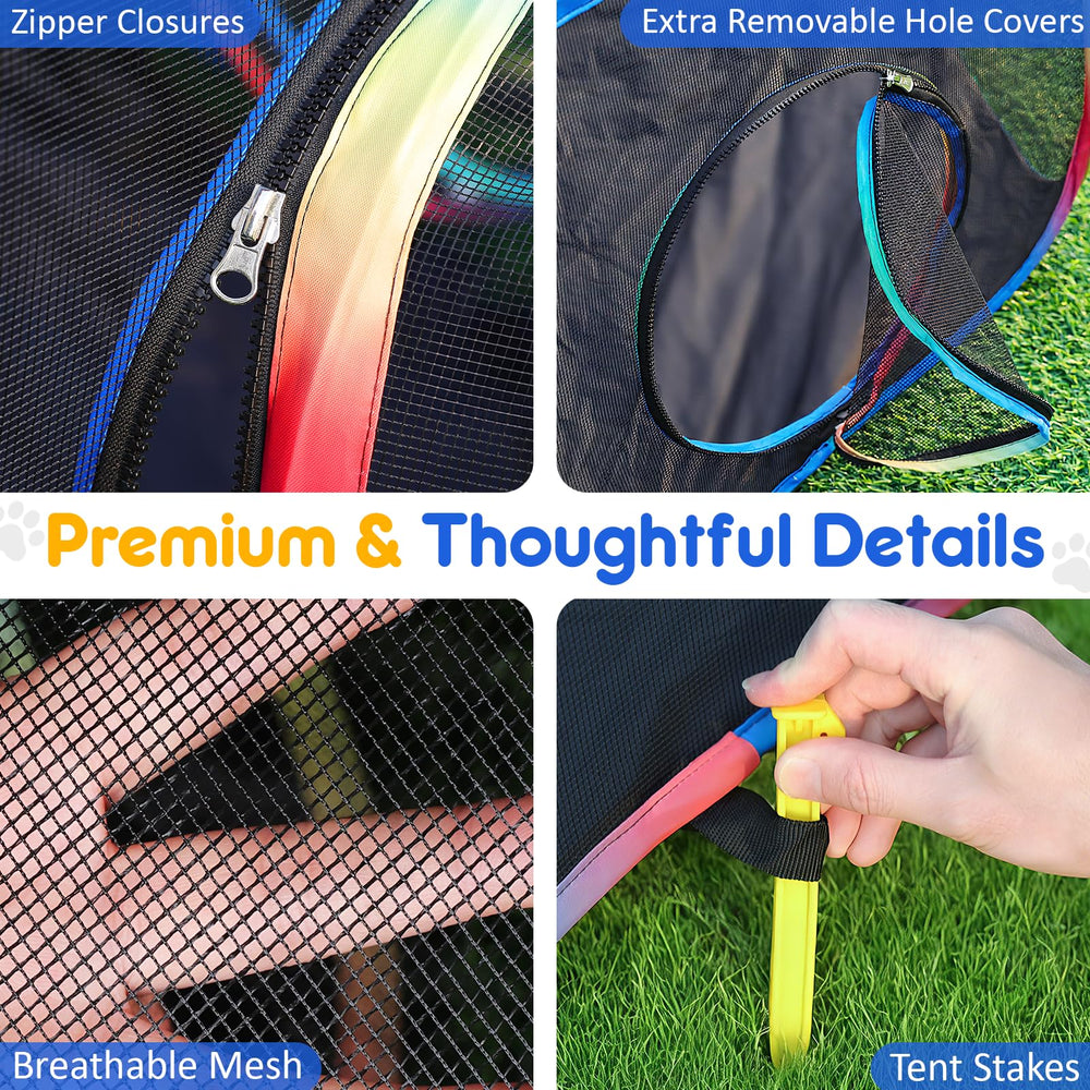 TOYSBOOM Outdoor Cat Enclosure premium mesh for clear visibility and paw comfort