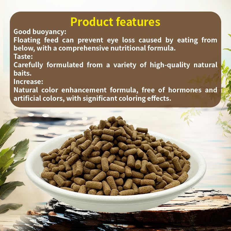 Toyuto high-digestibility pellets reduce waste and keep water cleaner.