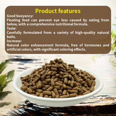 Toyuto high-digestibility pellets reduce waste and keep water cleaner.