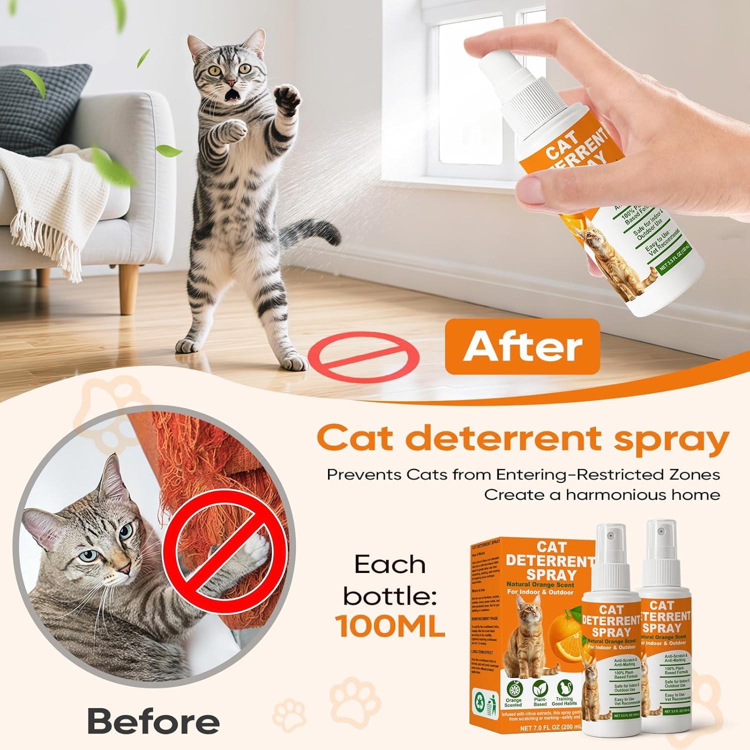 TPBEHMZ training use demonstrates gentle behavior guidance with spray.