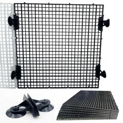 TQDXZA divider panel with strong suction cups for secure tank separation.