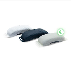 Tractive CAT 4 midnight blue attachment securely grips the tracker on a cat's collar.