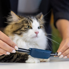 Tractive CAT 4 secure attachment enables quick, tool-free collar changes.